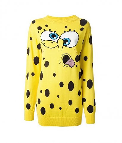 sweter Sponge Bob z kolekcji Jeremy Scott dla Moschino, cena: ok. 2500 PLN
