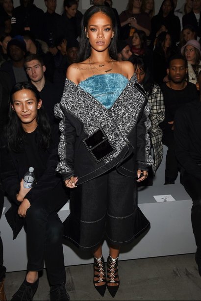 Rihanna na prezentacji kolekcji Adidas Originals x Kanye West YEEZY