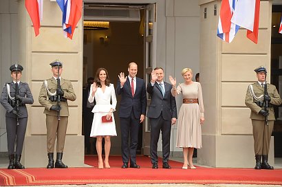 Księżna Kate, książę William, Andrzej Duda, Agata Duda