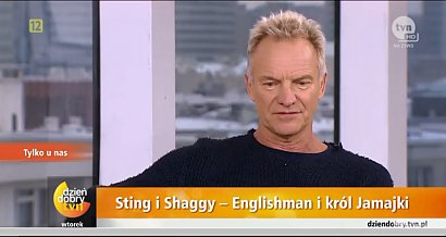 Sting i Shaggy gościli we wtorek w studio DD TVN