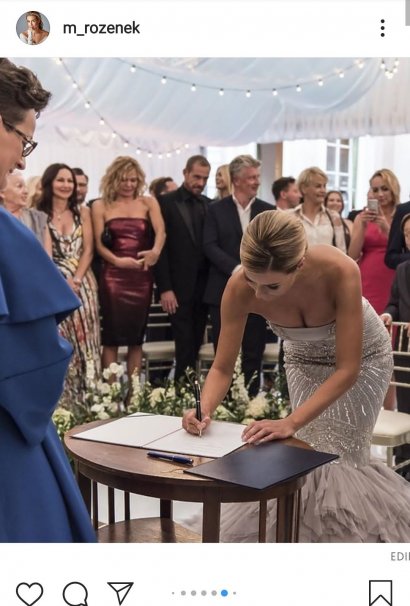 Podpisywanie aktu ślubu