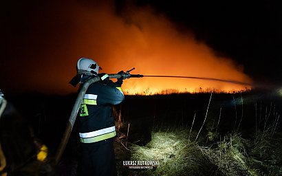 Ogień zajął już ponad 1400 ha
Foto. Łukasz Rutkowski
