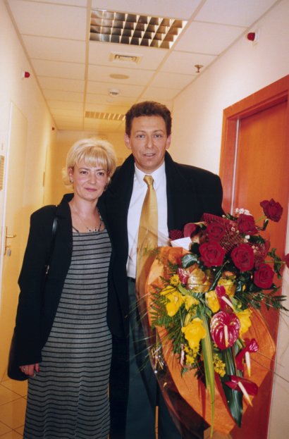 Jacek Borkowski i jego druga żona, Katarzyna