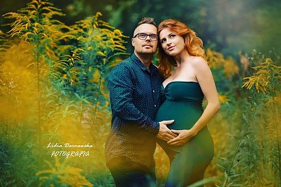 Krzysztof i Paulina w sesji ciążowej