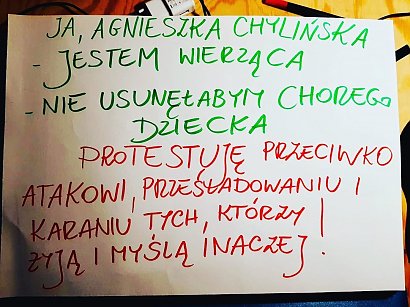 Agnieszka Chylińska o zakazie aborcji