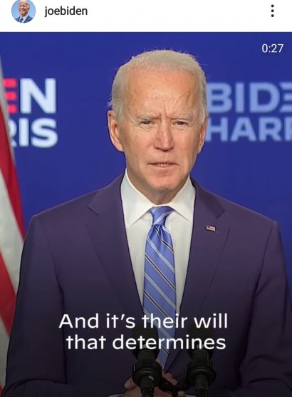 Joe Biden  ma wizerunek typowego starszego pana...
