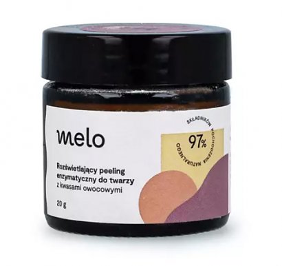 Rozświetlający  peeling do twarzy.