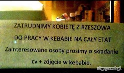 Ale jak? Ma wysłać zdjęcie w kebabie? ;)