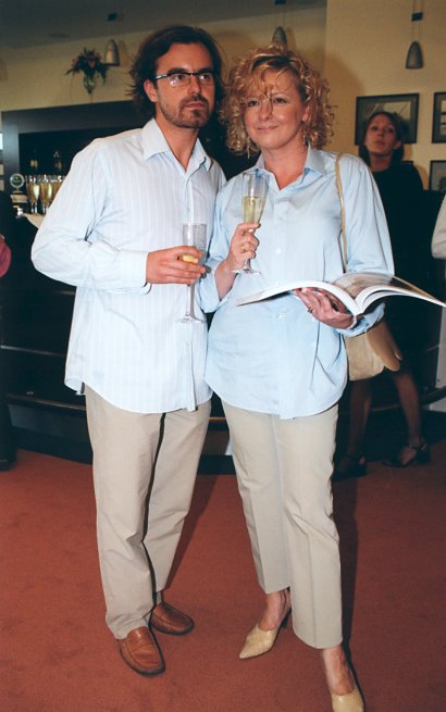 Magda Gessler i Mariusz Diakowski w 2002 roku