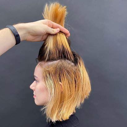 Ukraińska stylistka fryzur po raz kolejny....