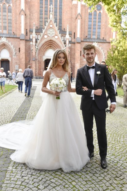 Joanna Opozda i Antoni Królikowski w tą sobotę 7 sierpnia wzięli ślub w kościele św. Wojciecha w Warszawie