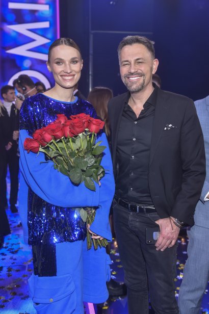 Ibisz wspierał swoją świeżo poślubioną żonę, Joannę Kudzbalską, którą szła w pokazie jako modelka, a prezenter oglądał jej pracę z widowni.