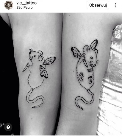 tatuaże myszki