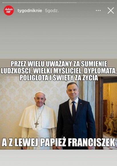 Andrzej Duda odwiedził papieża Franciszka! Zobaczcie w naszej galerii najlepsze memy związane z tą wizytą!