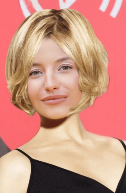 Julia Wieniawa w blond bobie.