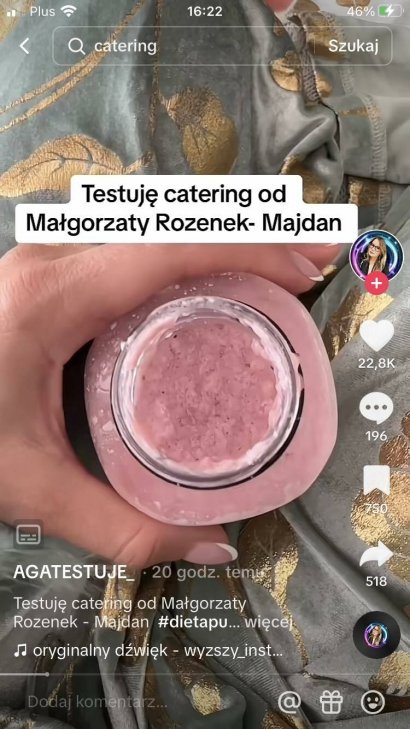 Zobaczcie, co TikTokerka znalazła w diecie pudełkowej od Małgorzaty Rozenek-Majdan... Uwaga! Zdjęcie nr 11 może spowodować mdłości!