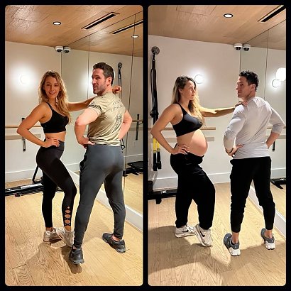 Blake Lively nie stroni od fitnessu... Tak też pochwaliła się ciążą...