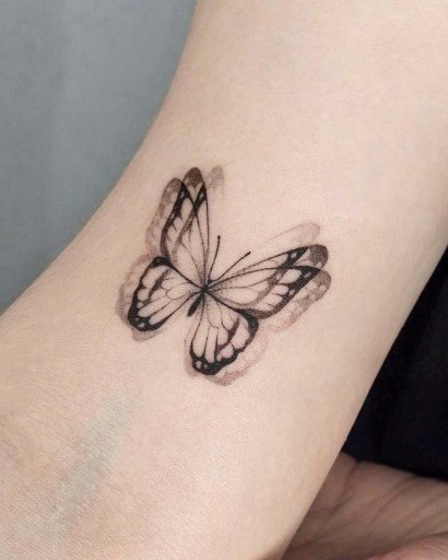 #butterflytattoo - tatuaż motyla. Przedstawiamy najpiękniejsze projekty 2023 roku!
