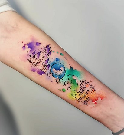 Tatuaże akwarelowe - to najpiękniejsza najbardziej kolorowa technika tatuowania!