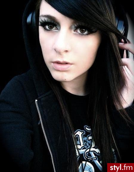 EMO Alternatywne Średnie Fryzury