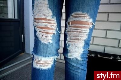 Jeansy Spodnie Moda