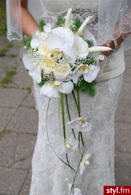 Bukiety ślubne Ślub Moda