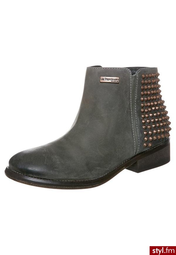 Les Tropéziennes par M Belarbi DENVERS Botki szary (01388) - Botki Buty Moda