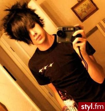EMO Alternatywne Średnie Fryzury