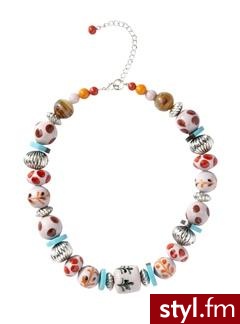 Ceramic beads necklace - Multicoloured - Promod. Pobrano ze strony: http://www.promod.co.uk/jewellery/necklaces/ceramic-beads-necklace-multicoloured-R1290068500.html - Pozostałe Dodatki Moda