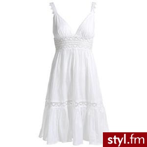 Monsoon Accessorize - Crochet Insert Sun Dress - Polyvore. Pobrano ze strony: http://www.polyvore.com/monsoon_accessorize_crochet_insert_sun/thing?id=16347465 - Pozostałe Ciuchy Moda
