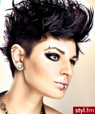 Punk Rock Alternatywne Krótkie Fryzury