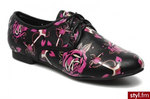 Iron Fist BUTY SZNUROWANE LOVE ME NOWA OXFORD BY 58325Black JAZZÓWKI WIELOKOLOROWY - Pozostałe Buty Moda