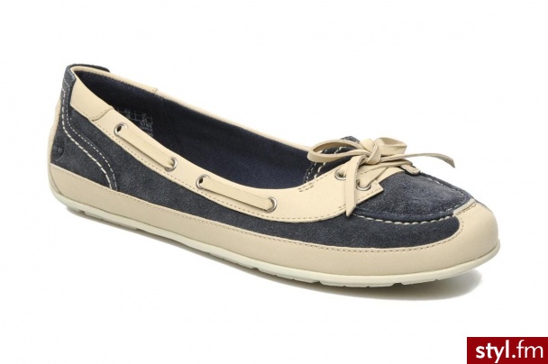 Timberland Balerinki Earthkeepers Boothbay Boat Shoe by (Niebieski) - Balerinki Buty Moda