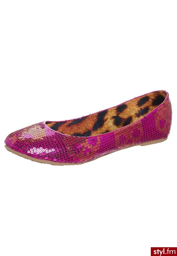 Iron Fist DIGI SKULL Baleriny różowy IFLFLT11513S13 - Balerinki Buty Moda