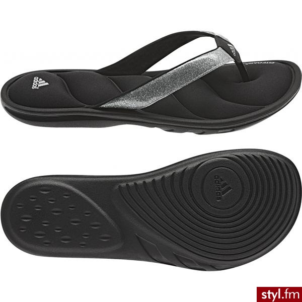 Adidas Klapki japonki Chilwyanda Glitter W Q21150 40,5 - Klapki Buty Moda