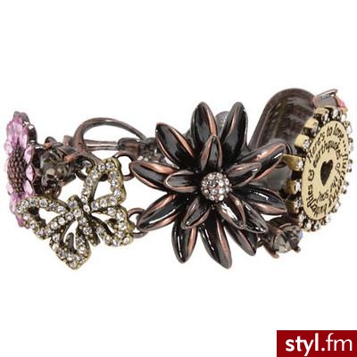 Fossil - Inspiration Cluster Bracelet (Vintage Brown) - Jewelry - Polyvore. Pobrano ze strony: http://www.polyvore.com/fossil_inspiration_cluster_bracelet_vintage/thing?id=18757481 - Pozostałe Dodatki Moda