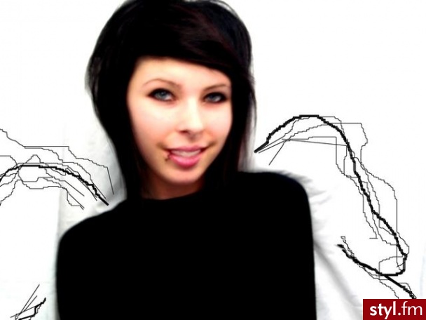 EMO Alternatywne Średnie Fryzury