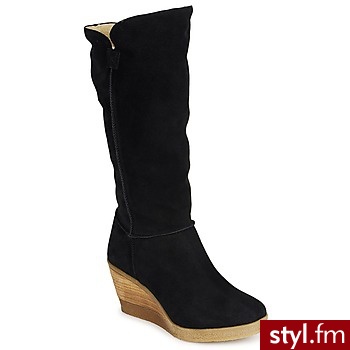 Pastelle BUTY SIOU Black - Kozaki Buty Moda