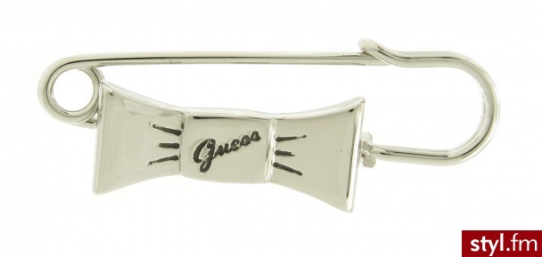 Guess METAL ACCESSORY SILVER - Broszki Biżuteria Moda
