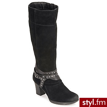 Jana BUTY DRINI Black - Kozaki Buty Moda
