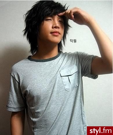 Oh Won Bin - Średnie Męskie Fryzury