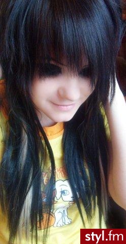 EMO Alternatywne Średnie Fryzury