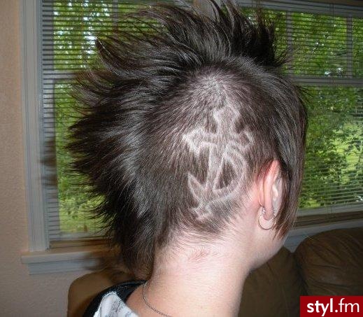 Punk Rock Alternatywne Średnie Fryzury