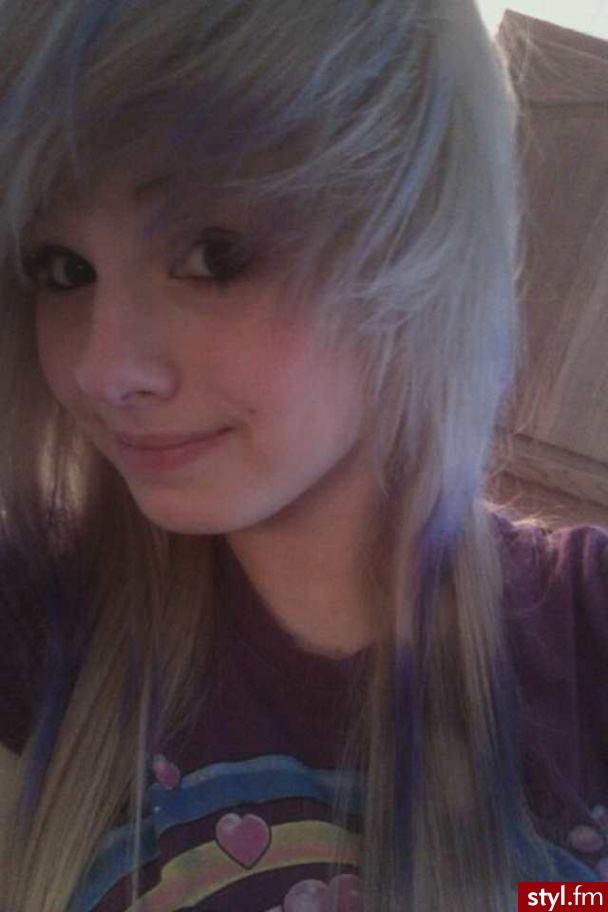 Blond EMO Alternatywne Długie Fryzury