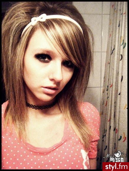 Blond EMO Alternatywne Krótkie Fryzury