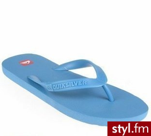 Quiksilver Klapki męskie MOLOKAI BASIC niebieskieroz. 44 - Klapki Buty Moda