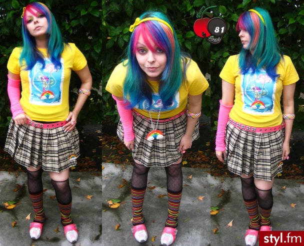 EMO Alternatywne Średnie Fryzury