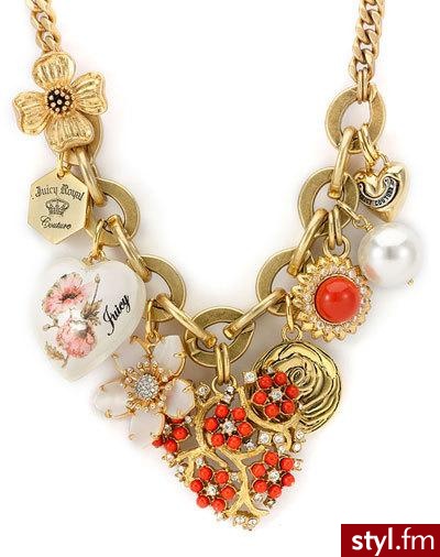 Naszyjnik idealny na wiosnę. Juicy Couture, cena: $88 / zauważyłam, że ktoś z nudów polubił dawać mi same oceny jeden. jeśli masz jaja, to napisałbyś chociaż, dlaczego ;) - Pozostałe Dodatki Moda