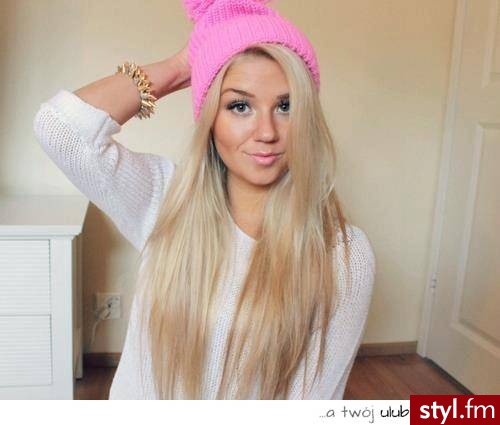 Blond Rozpuszczone Proste Na co dzień Długie Fryzury