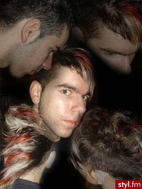 Emka Słupsk...Najlepszy fryzjer w Polsce ;) Zdjęcie autentyk - Punk Rock Alternatywne Średnie Fryzury